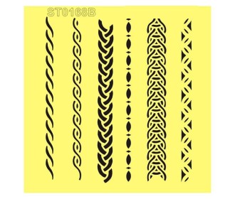 Στένσιλ πλαστικό Στένσιλ πλαστικό