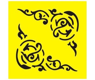 Στένσιλ πλαστικό Στένσιλ πλαστικό