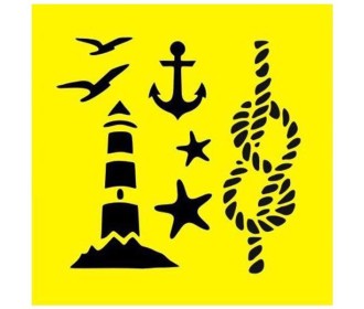 Στένσιλ πλαστικό Στένσιλ πλαστικό