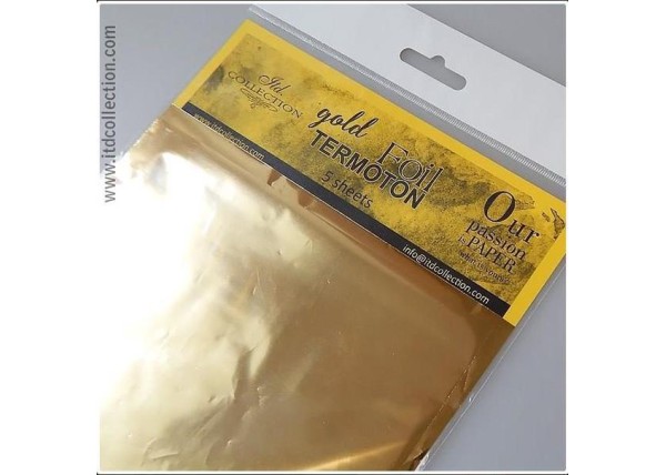 Φιλμ μεταλλοτυπίας χρυσό 15,5x15.5εκ. Φιλμ μεταλλοτυπίας χρυσό 15,5x15.5εκ.