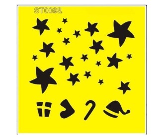 Στένσιλ πλαστικό Στένσιλ πλαστικό