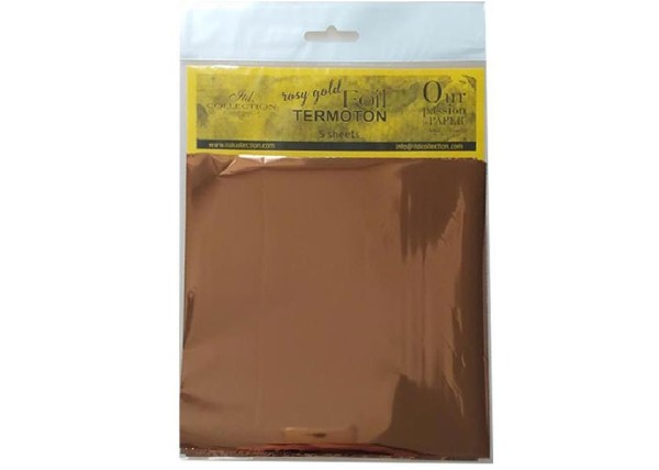 Φιλμ μεταλλοτυπίας ροζ-χρυσό 15,5x15.5εκ. Φιλμ μεταλλοτυπίας ροζ-χρυσό 15,5x15.5εκ.