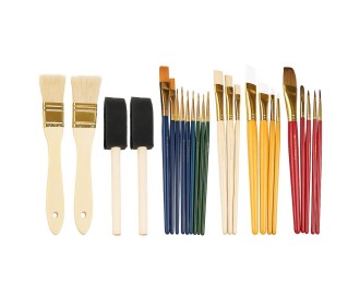 Πινέλα ζωγραφικής σετ 25 τεμαχίων Πινέλα ζωγραφικής σετ 25 τεμαχίων