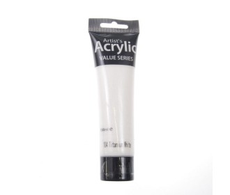 Phoenix ακρυλικό χρώμα 104 titanium white, σωληνάριο 100ml