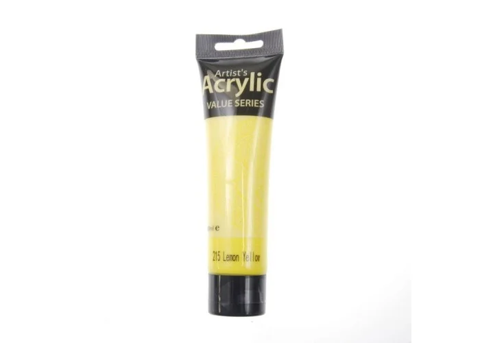 Phoenix ακρυλικό χρώμα 215 lemon yellow, σωληνάριο 100ml