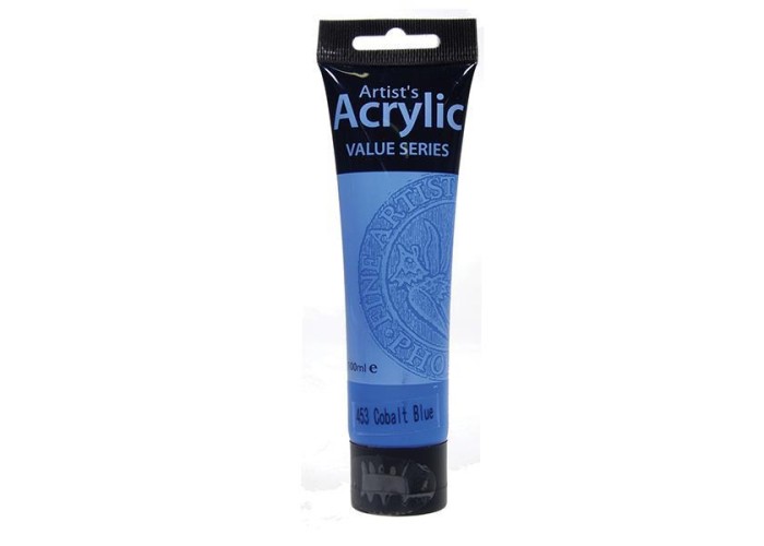 Phoenix ακρυλικό χρώμα 423 cobalt blue, σωληνάριο 100ml Phoenix ακρυλικό χρώμα 423 cobalt blue, σωληνάριο 100ml