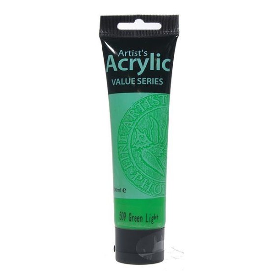 Phoenix ακρυλικό χρώμα 509 green light 100ml, σωληνάριο 100ml Phoenix ακρυλικό χρώμα 509 green light 100ml, σωληνάριο 100ml