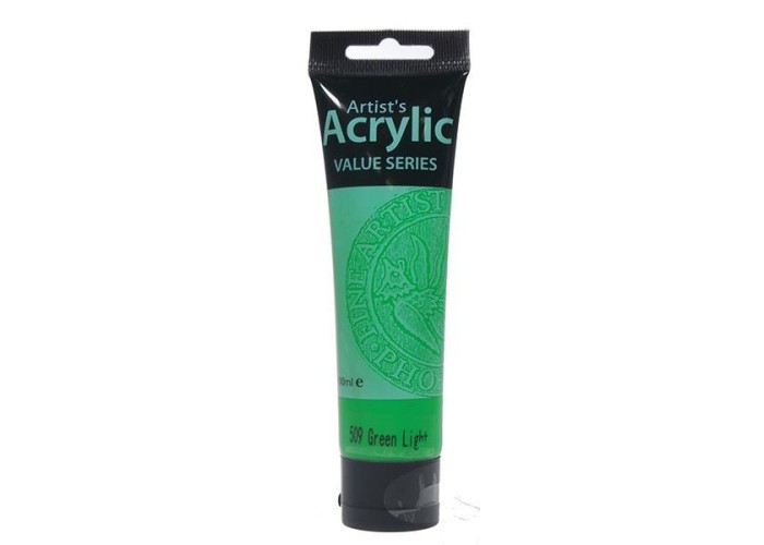 Phoenix ακρυλικό χρώμα 509 green light 100ml, σωληνάριο 100ml Phoenix ακρυλικό χρώμα 509 green light 100ml, σωληνάριο 100ml