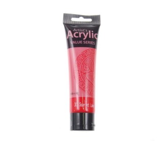 Phoenix ακρυλικό χρώμα 302 scarlet, σωληνάριο 100ml