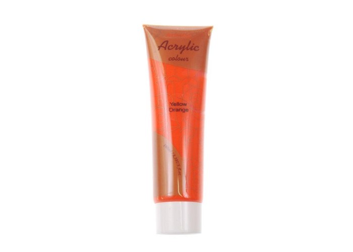Phoenix ακρυλικό χρώμα 301 orange yellow, σωληνάριο 100ml