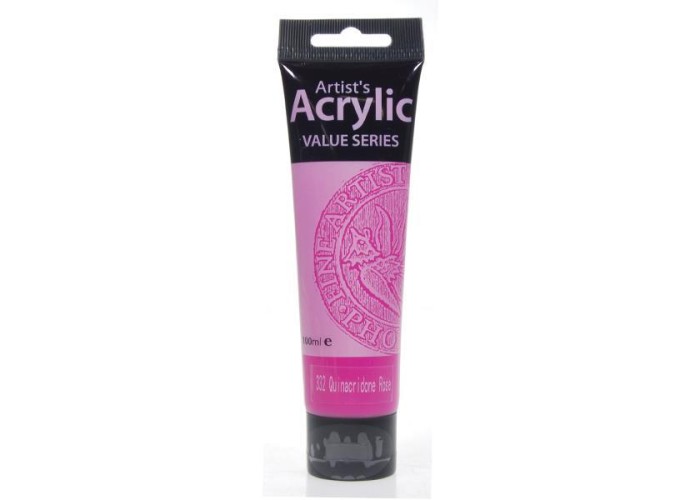 Phoenix ακρυλικό χρώμα 332 quinacridone rose, σωληνάριο 100ml Phoenix ακρυλικό χρώμα 332 quinacridone rose, σωληνάριο 100ml