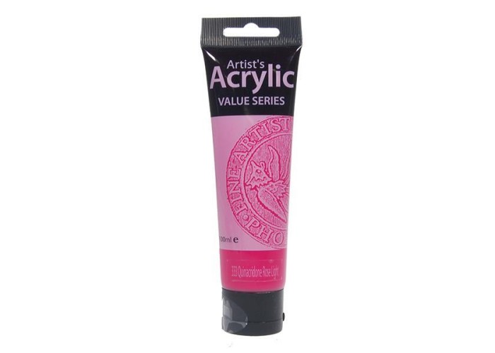 Phoenix ακρυλικό χρώμα 333 quinacridone rose light, σωληνάριο 100ml Phoenix ακρυλικό χρώμα 333 quinacridone rose light, σωληνάριο 100ml