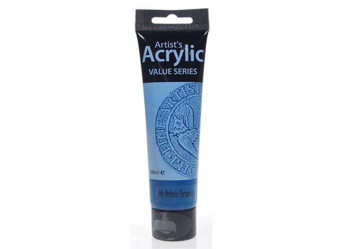 Phoenix ακρυλικό χρώμα 446 phthalo turquoise, σωληνάριο 100ml Phoenix ακρυλικό χρώμα 446 phthalo turquoise, σωληνάριο 100ml