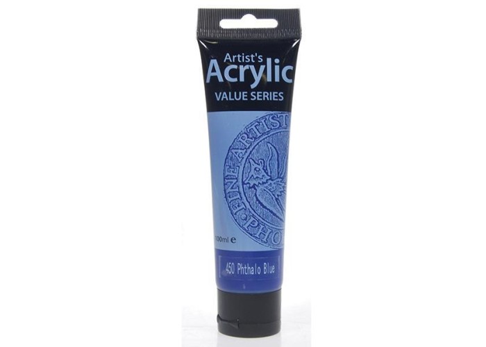 Phoenix ακρυλικό χρώμα 450 phthalo blue, σωληνάριο 100ml Phoenix ακρυλικό χρώμα 450 phthalo blue, σωληνάριο 100ml