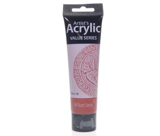 Phoenix ακρυλικό χρώμα 684 burnt sienna, σωληνάριο 100ml