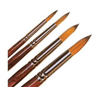 Πινέλο στρόγγυλο συνθετική τρίχα Νο4