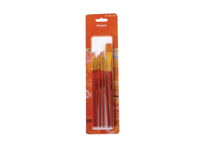 Artmate σετ 7 πινέλα σε blister Artmate σετ 7 πινέλα σε blister