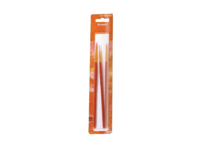 Artmate σετ 3 πινέλα σε blister Artmate σετ 3 πινέλα σε blister