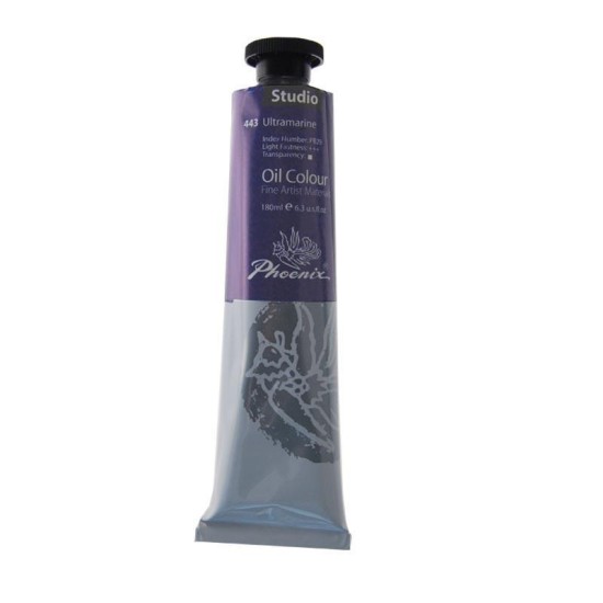 Phoenix χρώμα λαδιού ultramarine 180ml Phoenix χρώμα λαδιού ultramarine 180ml