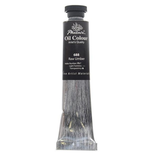 Phoenix χρώμα λαδιού 688 raw umber, σωληνάριο 50ml Phoenix χρώμα λαδιού 688 raw umber, σωληνάριο 50ml