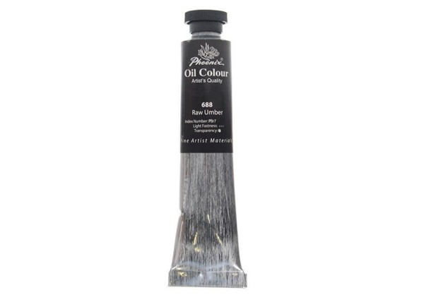 Phoenix χρώμα λαδιού 688 raw umber, σωληνάριο 50ml Phoenix χρώμα λαδιού 688 raw umber, σωληνάριο 50ml