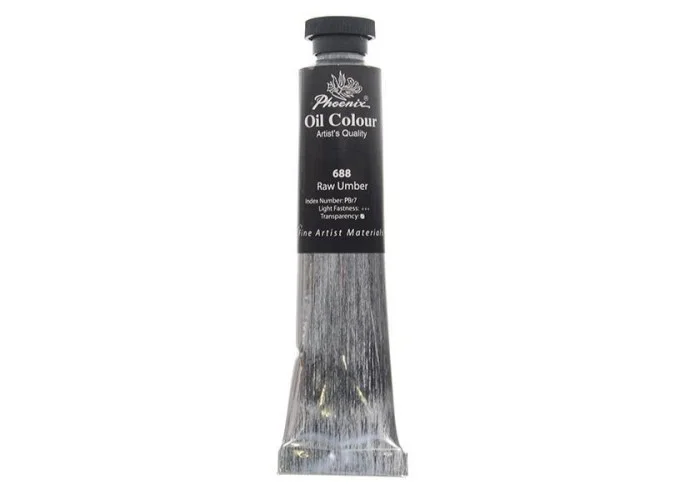 Phoenix χρώμα λαδιού 688 raw umber, σωληνάριο 50ml