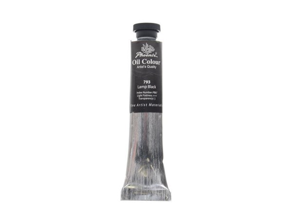 Phoenix χρώμα λαδιού 793 lamp black, σωληνάριο 50ml Phoenix χρώμα λαδιού 793 lamp black, σωληνάριο 50ml