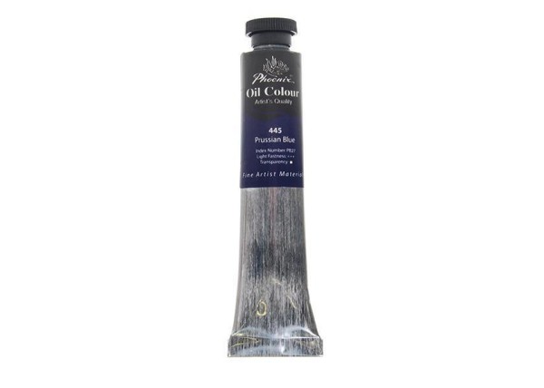 Phoenix χρώμα λαδιού 445 prussian blue, σωληνάριο 50ml Phoenix χρώμα λαδιού 445 prussian blue, σωληνάριο 50ml
