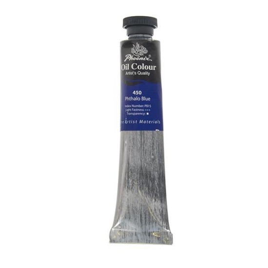 Phoenix χρώμα λαδιού 450 phthalo blue, σωληνάριο 50ml Phoenix χρώμα λαδιού 450 phthalo blue, σωληνάριο 50ml