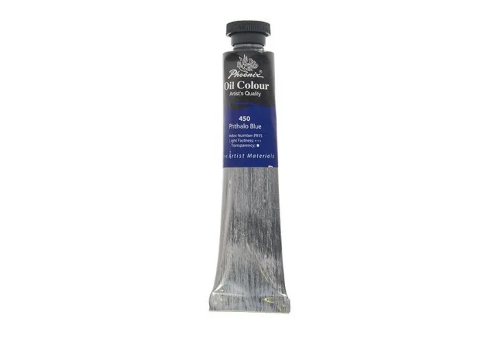 Phoenix χρώμα λαδιού 450 phthalo blue, σωληνάριο 50ml