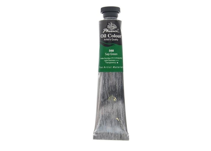 Phoenix χρώμα λαδιού 568 sap green, σωληνάριο 50ml Phoenix χρώμα λαδιού 568 sap green, σωληνάριο 50ml