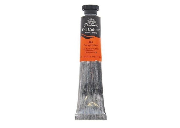 Phoenix χρώμα λαδιού 301 orange yellow, σωληνάριο 50ml Phoenix χρώμα λαδιού 301 orange yellow, σωληνάριο 50ml