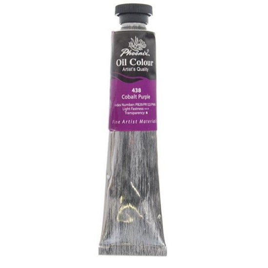Phoenix χρώμα λαδιού 438 cobalt purple, σωληνάριο 50ml Phoenix χρώμα λαδιού 438 cobalt purple, σωληνάριο 50ml