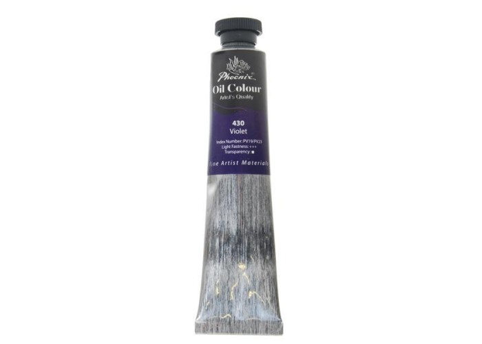 Phoenix χρώμα λαδιού 430 violet, σωληνάριο 50ml Phoenix χρώμα λαδιού 430 violet, σωληνάριο 50ml