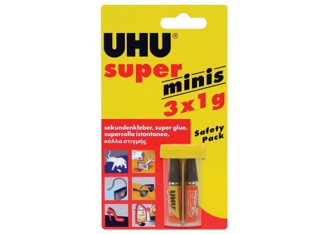 Uhu Super Glue mini 3x1gr