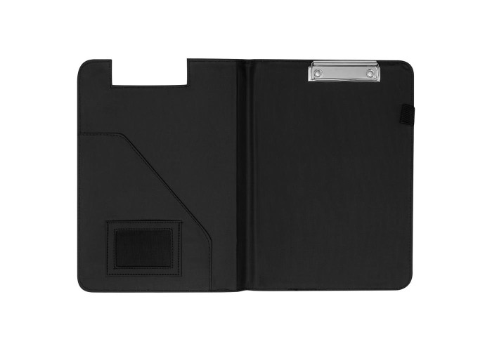 Ντοσιέ με πιάστρα PVC μαύρο Y32,5x23x1,5εκ.