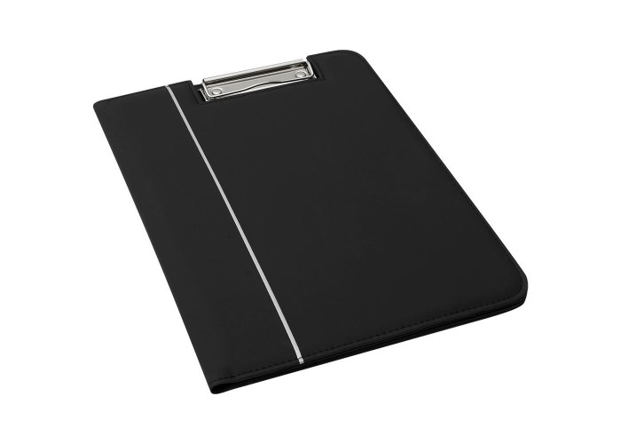 Ντοσιέ με πιάστρα PVC μαύρο Y32,5x23x1,5εκ.