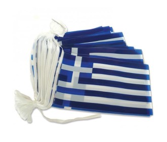 Ελληνική σημαία γιρλάντα 6μ. Ελληνική σημαία γιρλάντα 6μ.