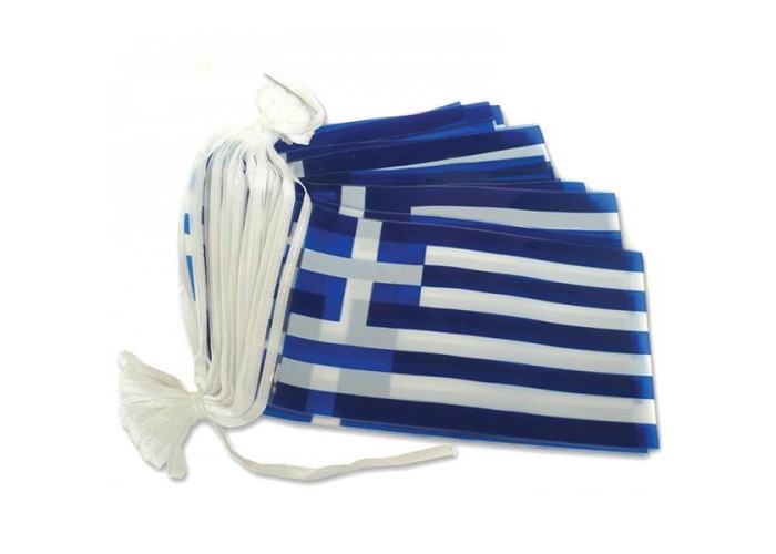 Ελληνική σημαία γιρλάντα 6μ.