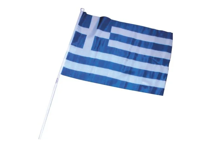 Ελληνικό σημαιάκι από συνθετικό ύφασμα 30x45εκ.
