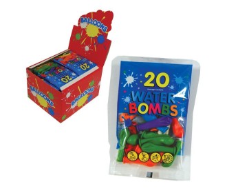 Νερομπαλόνια-νεροβόμβες 20τεμ.