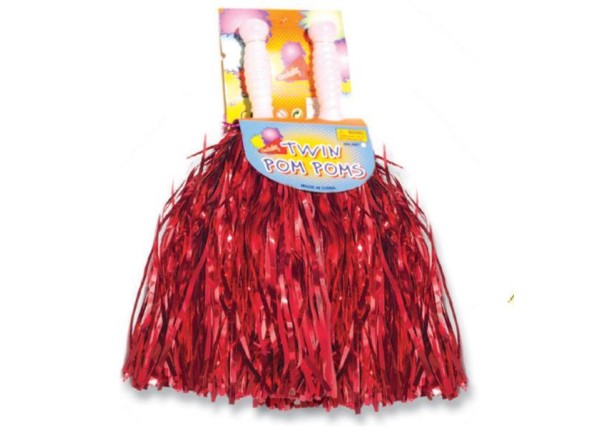 Πον πον κόκκινο μεταλλιζέ Πον πον κόκκινο μεταλλιζέ