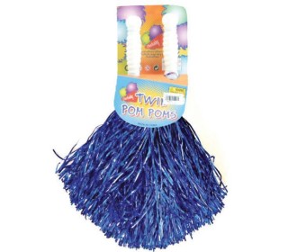 Πον πον μπλε μεταλλιζέ Πον πον μπλε μεταλλιζέ