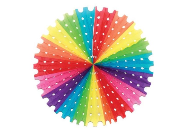 Χάρτινος ήλιος διακοσμητικός πολύχρωμος  Ø75εκ. Χάρτινος ήλιος διακοσμητικός πολύχρωμος  Ø75εκ.