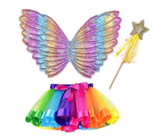 Σετ Νεράιδα με ραβδί, φτερά και τουτού Σετ Νεράιδα με ραβδί, φτερά και τουτού