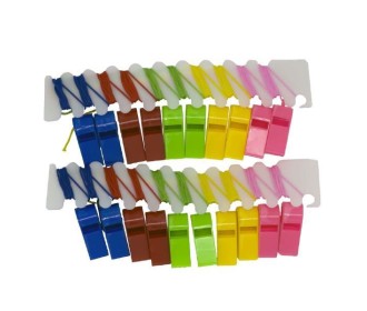 Σφυρίχτρες πλαστικές blister 20 τεμάχια Σφυρίχτρες πλαστικές blister 20 τεμάχια