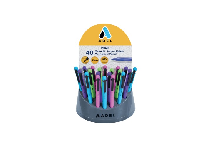 Adel μηχανικό μολύβι Vivid με σβήστρα 0,5mm Adel μηχανικό μολύβι Vivid με σβήστρα 0,5mm