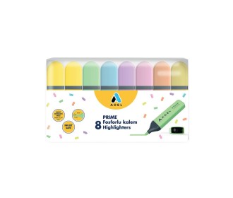 Adel μαρκαδόροι υπογράμμισης σε παστέλ χρώματα 8 τεμάχια Adel μαρκαδόροι υπογράμμισης σε παστέλ χρώματα 8 τεμάχια
