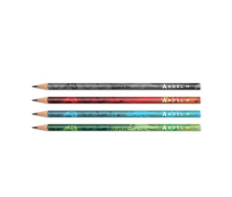 Adel μολύβι Dragons κοκτέηλ 4 σχέδια Adel μολύβι Dragons κοκτέηλ 4 σχέδια