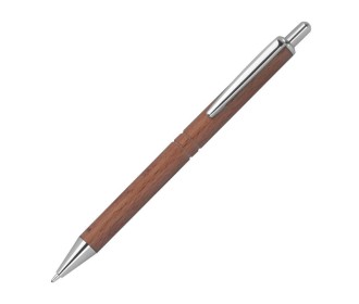 Στυλό από ξύλο, καφέ, Υ14,8xØ1εκ. Στυλό από ξύλο, καφέ, Υ14,8xØ1εκ.